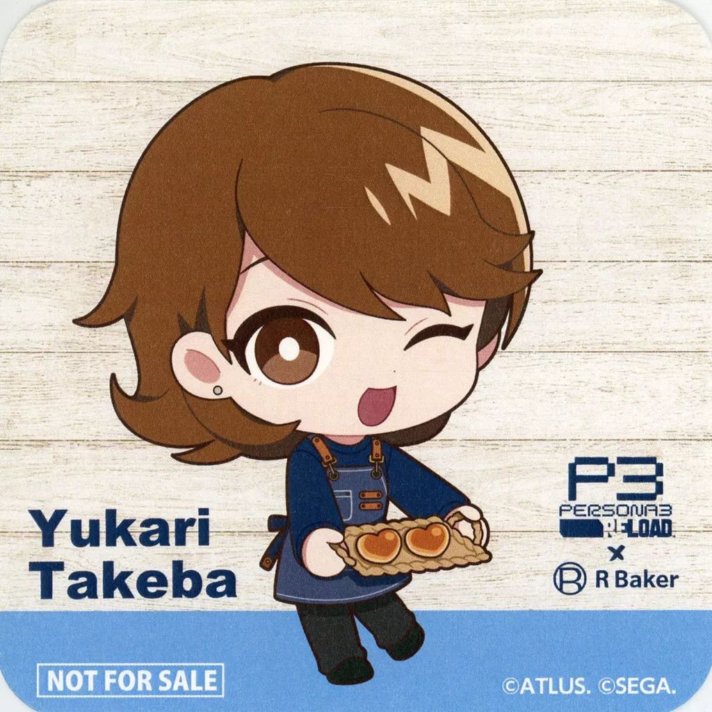 ペルソナ3 限定コースター P3D＆P5D 前夜祭 岳羽 ゆかり ペルソナ3 限定コースター P3D＆P5D 前夜祭 岳羽 ゆかり