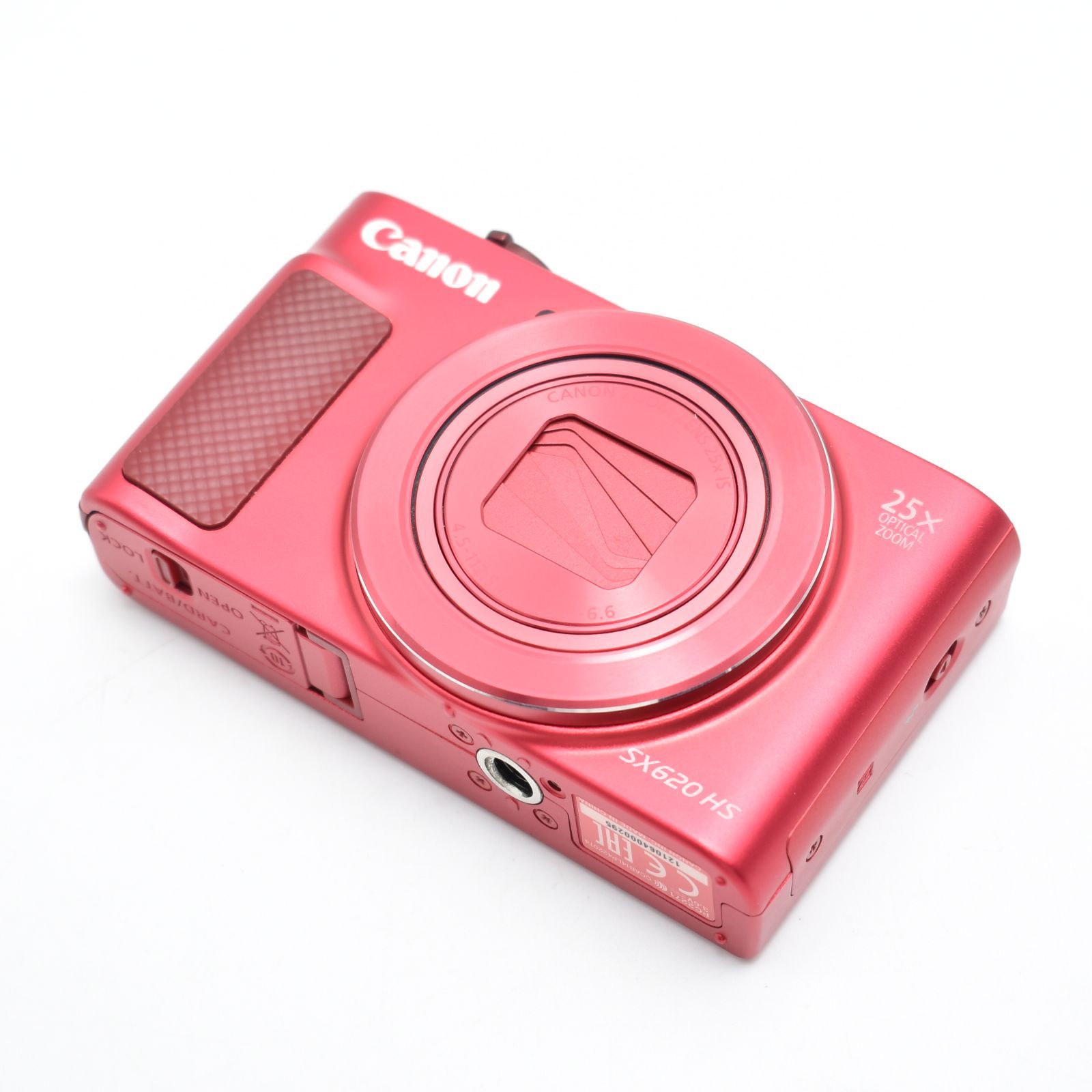 B#10753 Canon コンパクトデジタルカメラ PowerShot SX620 HS レッド