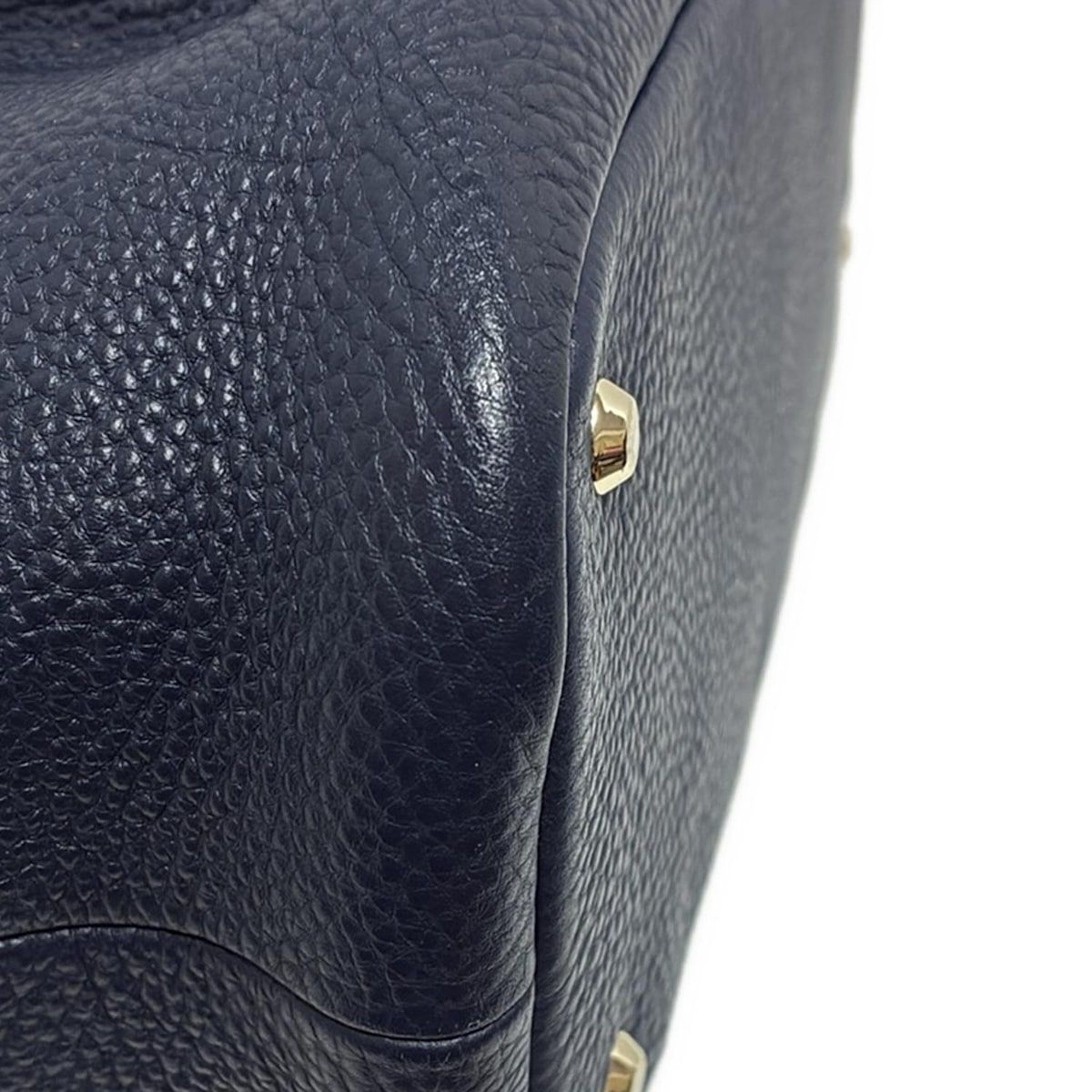 【美品】ポールスミス レザー ハンドバッグ マルチカラー ネイビー PaulSmith(ポールスミス) ハンドバッグ - ダークネイビー レザー