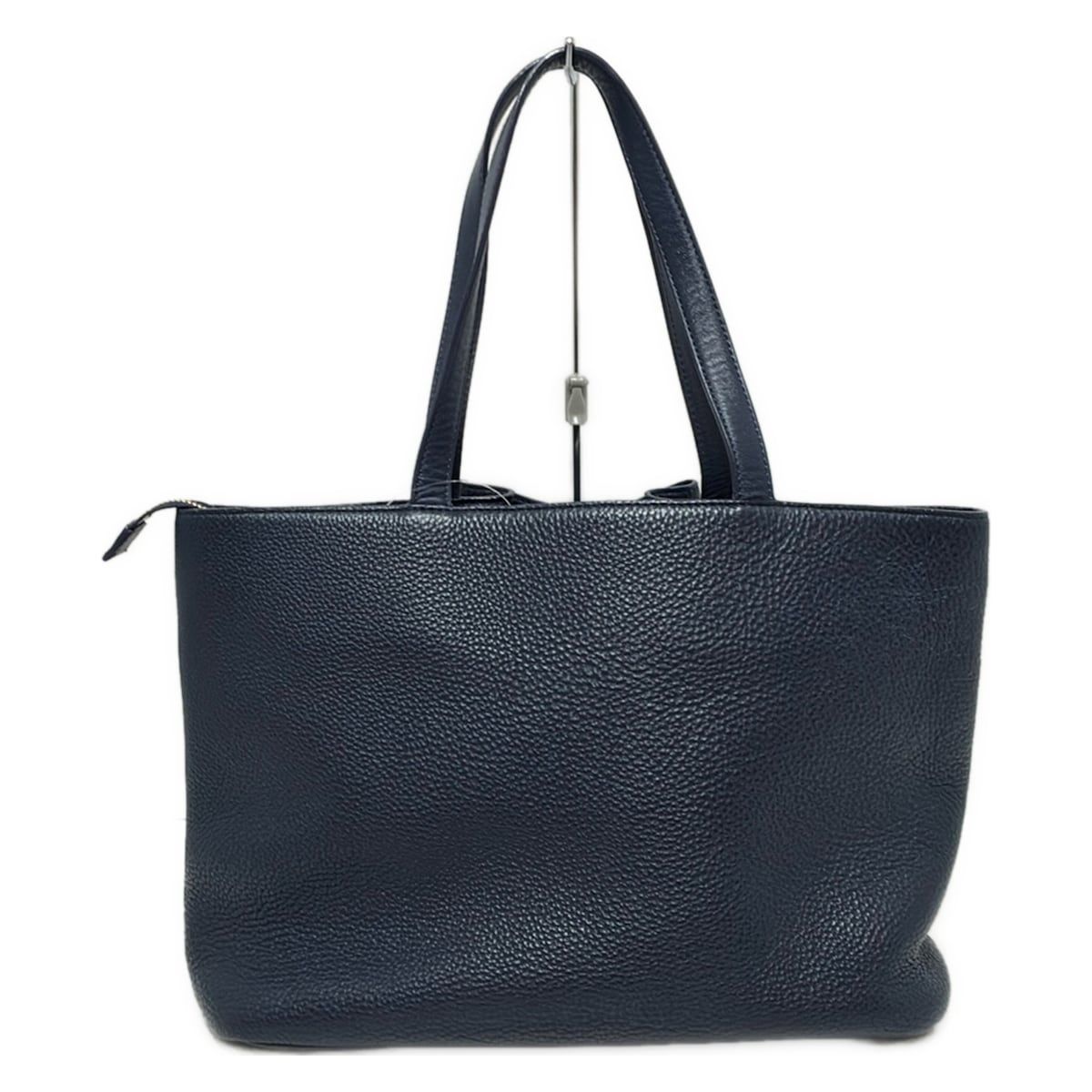 【美品】ポールスミス レザー ハンドバッグ マルチカラー ネイビー Paul Smith（トートバッグ ・ ブルー・ネイビー/青色系）のフリマ