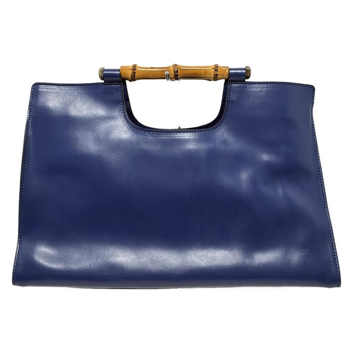 【美品★】BARNEYSNEWYORK トートバッグ レザー ネイビー BARNEY´S NEW YORK レザートートバッグネイビー