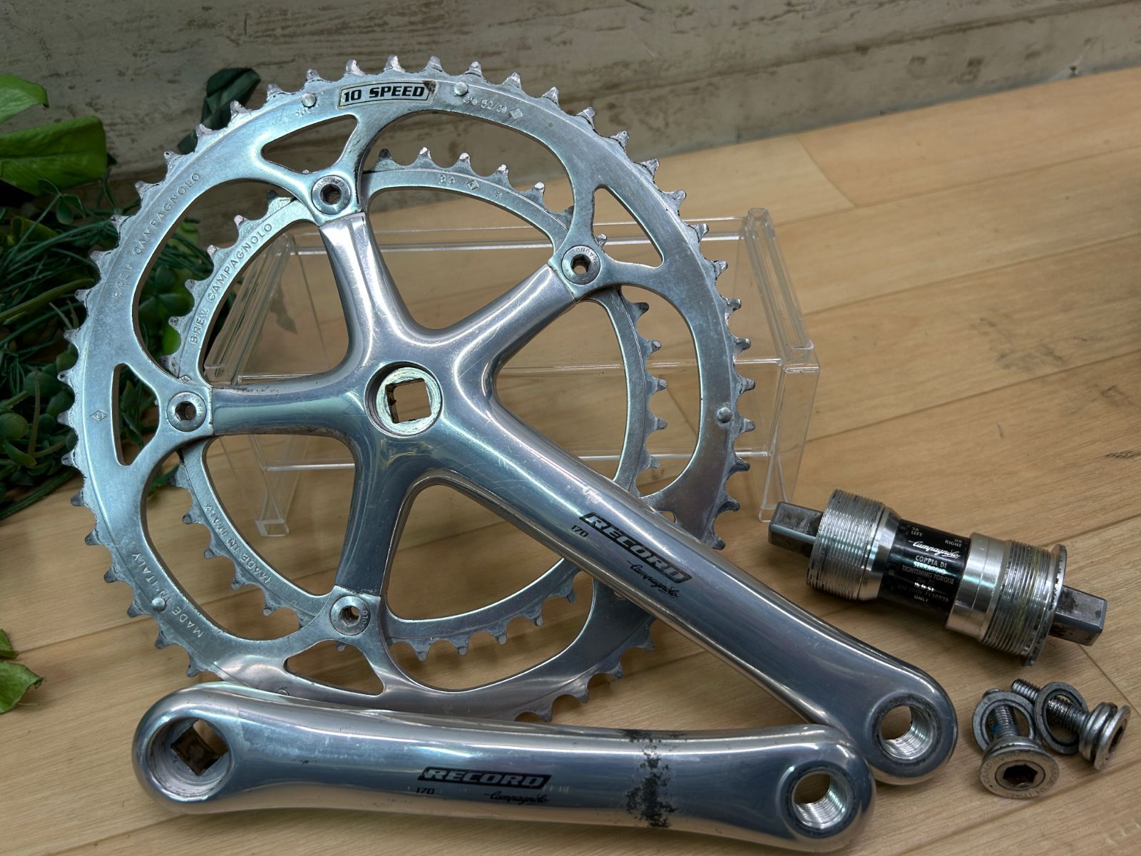 ☆ テルスポ イチ推し!! 中古 CAMPAGNOLO RECORD CRANK SET 10s 170×52