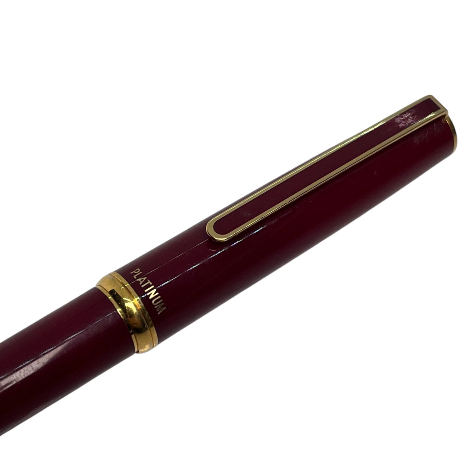 管2512-74】筆記未確認☆PLATINUM プラチナ 万年筆 ペン先14K 細字