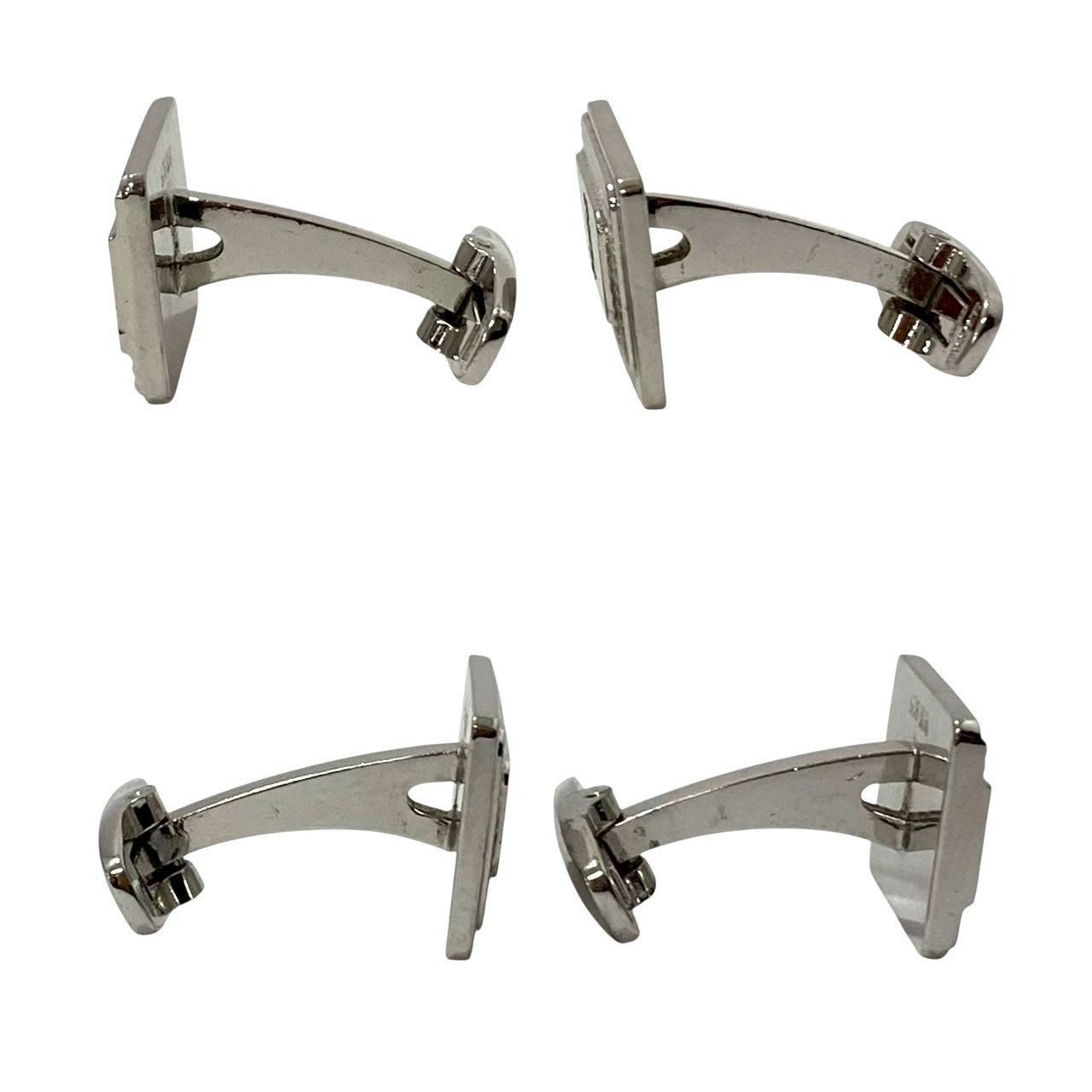 M【YVES SAINT LAURENT】YSLロゴ カフス SV925 SILVER/シルバー 総重量