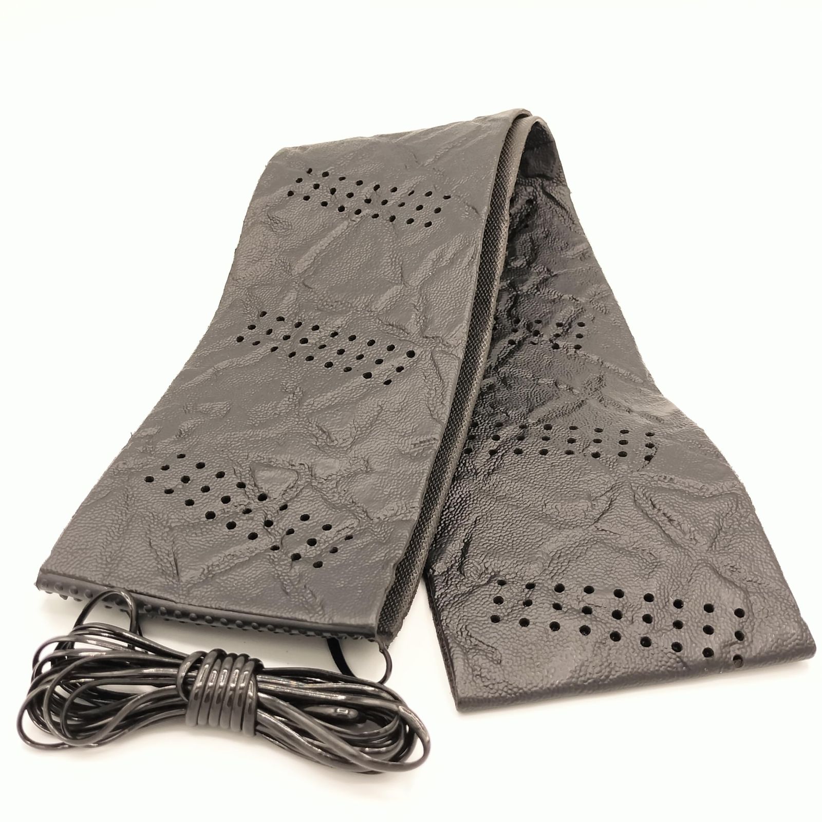 裁縫不要 ステアリングホイールカバー 巻き付けタイプ パワーグリップ