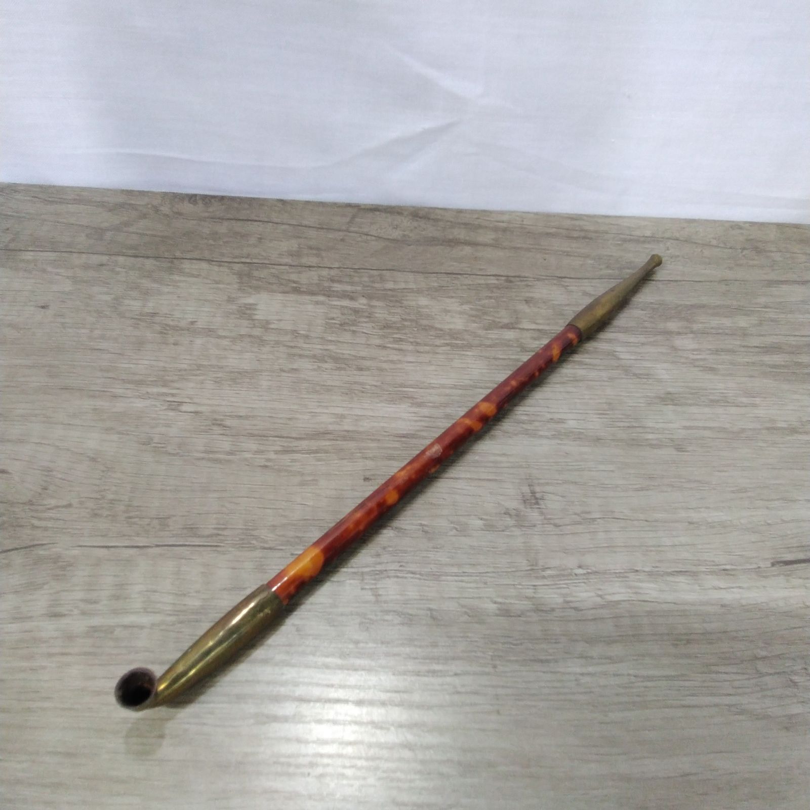 キセル 時代物 助六煙管 竹ラオ 全長約30cm 喫煙具 雑貨 パイプ キセル