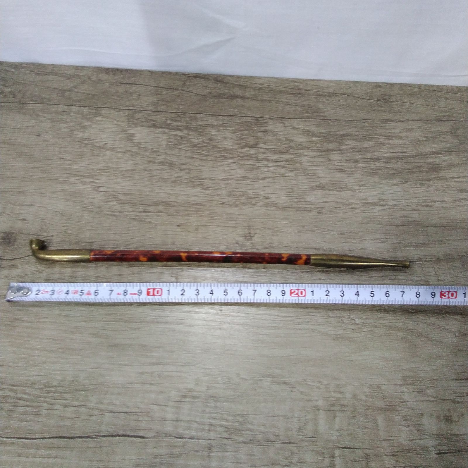 キセル 時代物 助六煙管 竹ラオ 全長約30cm 喫煙具 雑貨 パイプ キセル