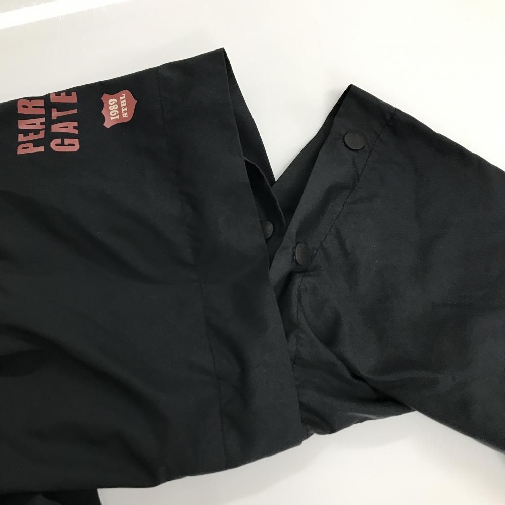 美品】パーリーゲイツ 2WAYブルゾン 黒 蓄熱裏地 袖着脱可ジャケット