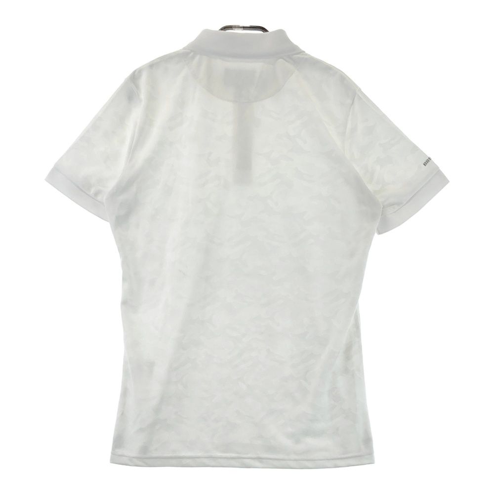 BRIEFING 迷彩柄ポロシャツ ホワイト BRIEFING 迷彩柄ポロシャツ ホワイト