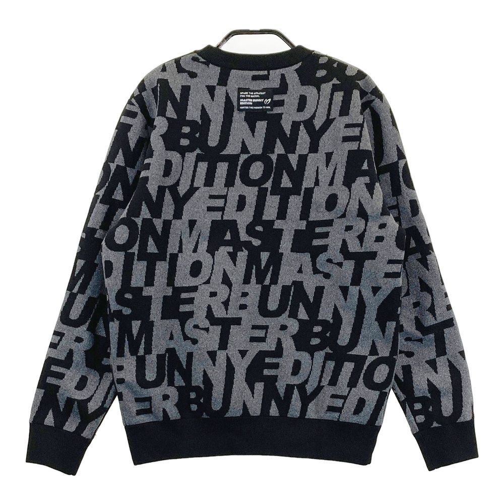 MASTER BUNNY EDITION セーター 1サイズ ブラック×シルバー サイズ：0