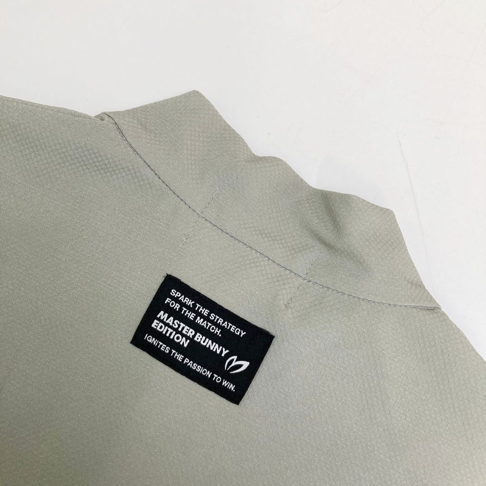 マスターバニーエディション ノースリーブカットソーハーフジップストライプサイズ0 マスターバニーエディション ノースリーブカットソーハーフジップ