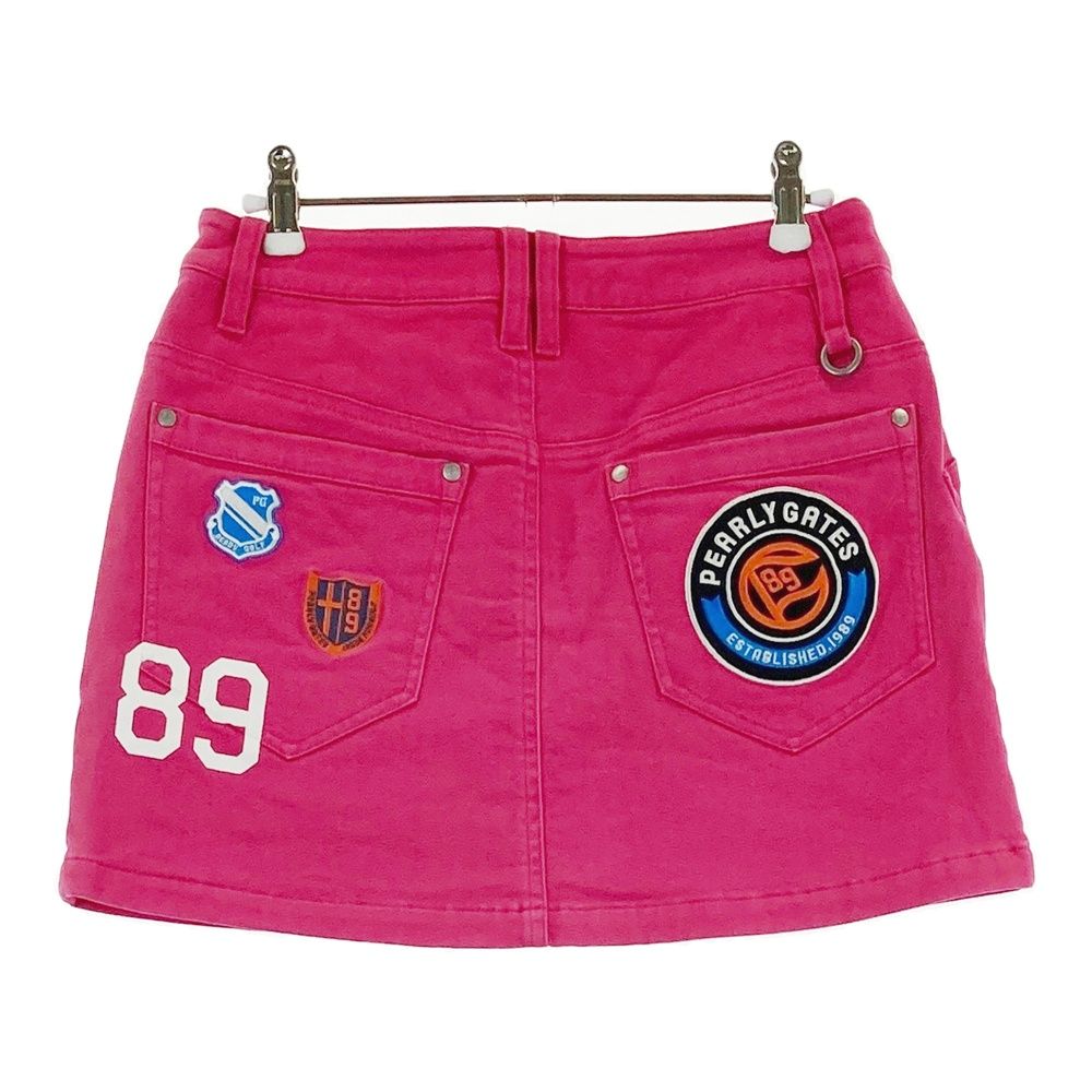 サイズ：0 PEARLY GATES パーリーゲイツ 蓄熱スカート ピンク系