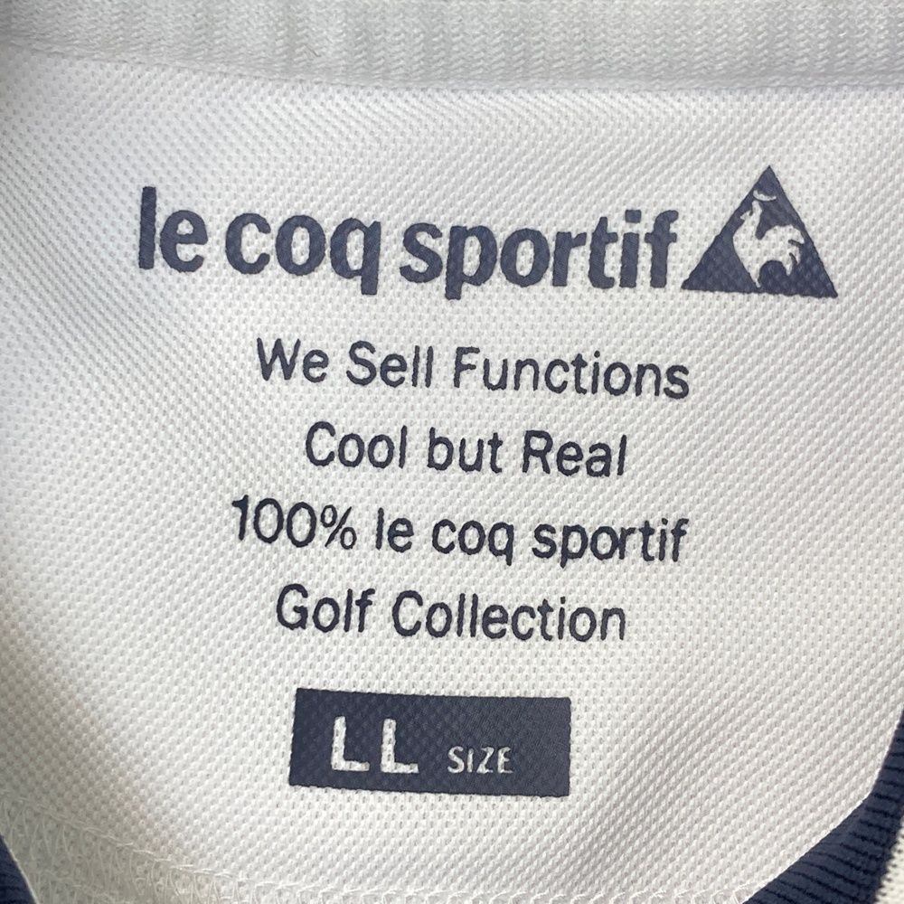 サイズ：LL LE COQ GOLF ルコックゴルフ  半袖ワンピース  ホワイト系 [240101593950] ゴルフウェア レディース ストスト