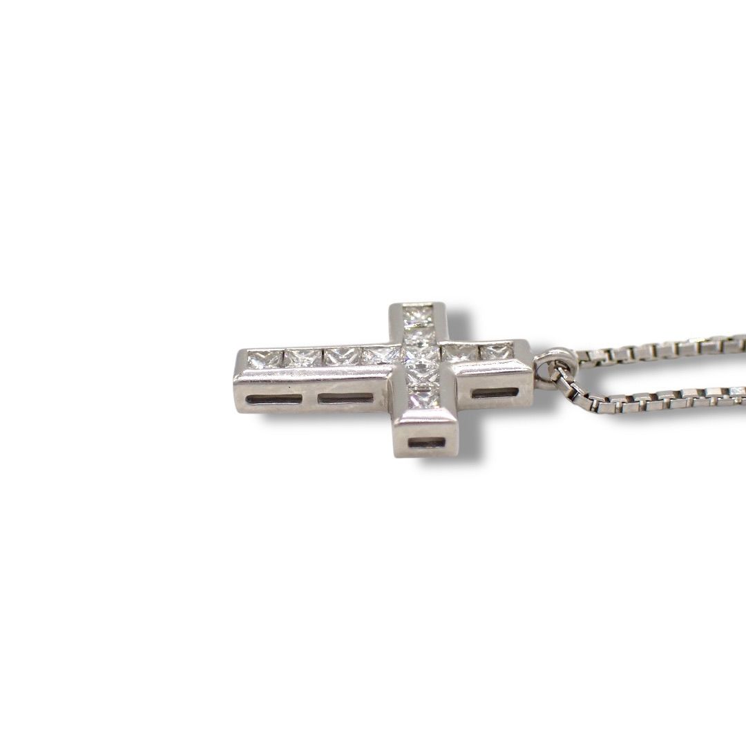 ね*こ様 【超美品】　ゆきざき　ダイヤモンド　ネックレス　プラチナ850 プラチ プラチナ950 プラチナ850 ダイヤモンド ネックレス J386227 | ユキザキ