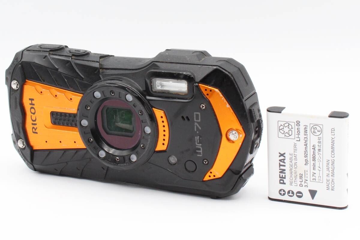 【動作確認済み】RICOH WG-70 訳あり 現状訳あり品☆リコー RICOH WG-70 コンパクトデジタルカメラ