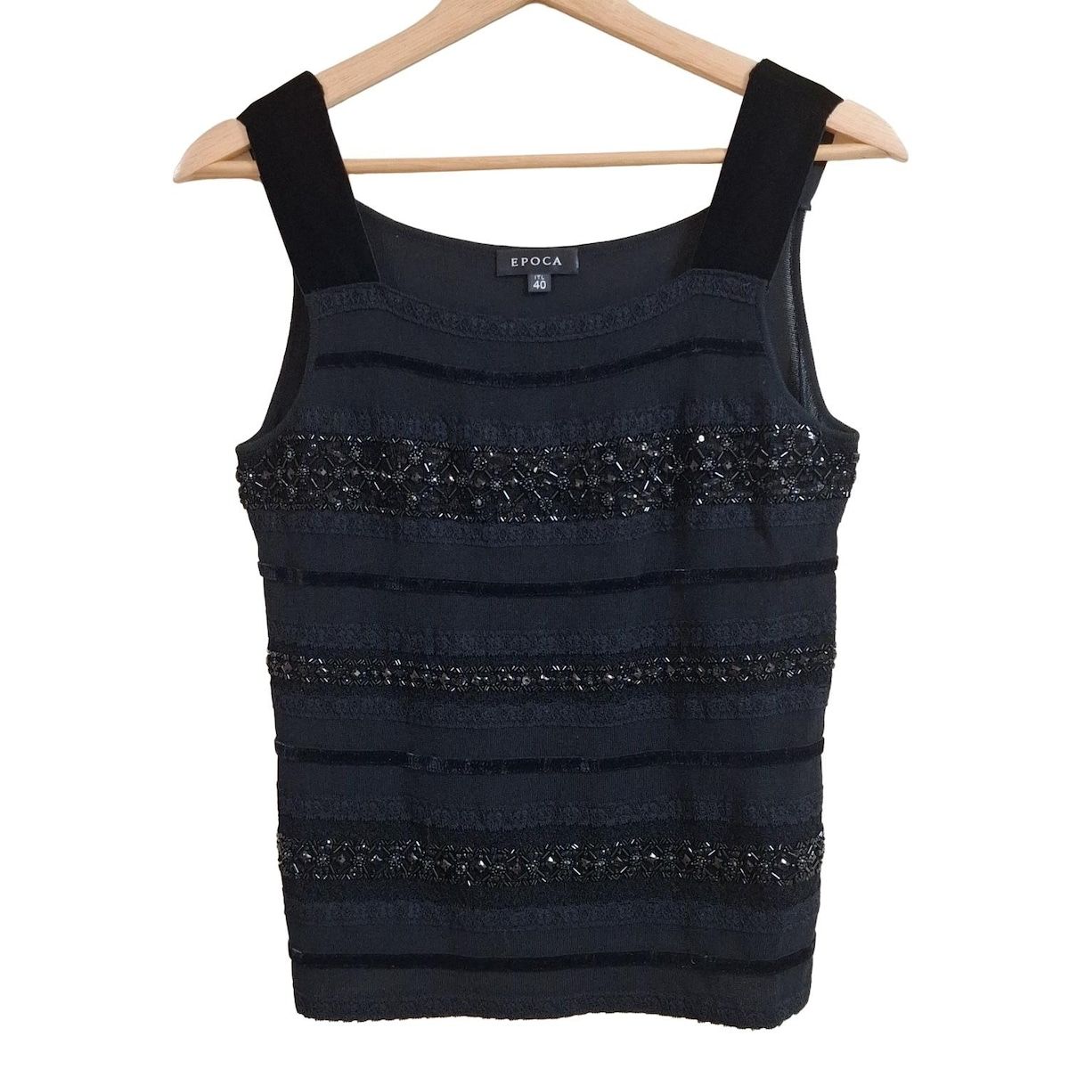 EPOCA(エポカ) ノースリーブカットソー サイズ40(I) M レディース - 黒
