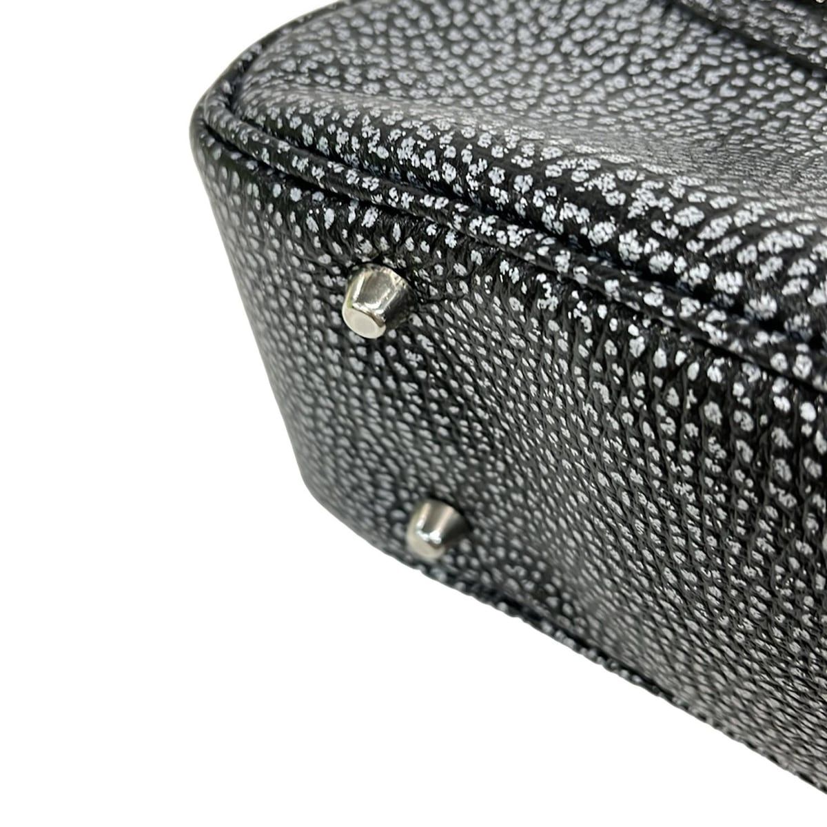 JACQUES LE CORRE(ジャックルコー) ハンドバッグ - 黒×シルバー レザー