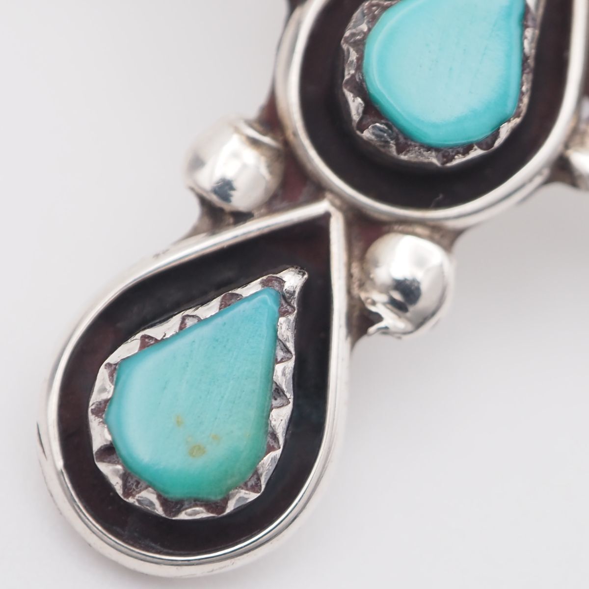 L569 ターコイズ トルコ石 ペンダント トップ デザイン シルバー