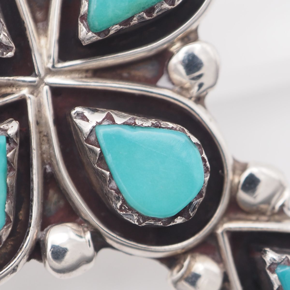 L569 ターコイズ トルコ石 ペンダント トップ デザイン シルバー