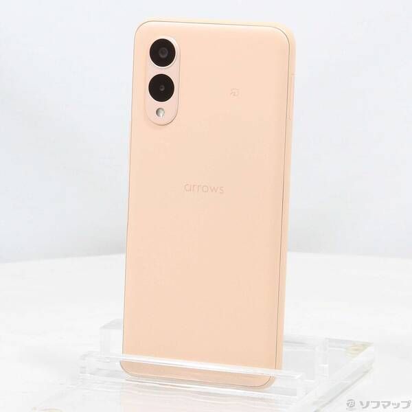 中古品〕 arrows We2 64GB ライトオレンジ FCG02 au SIMフリー【269