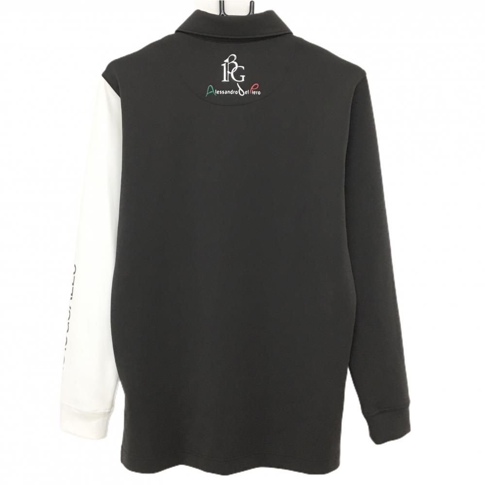 超美品】ウノピゥウノウグァーレトレゴルフ 長袖ポロシャツ ダーク