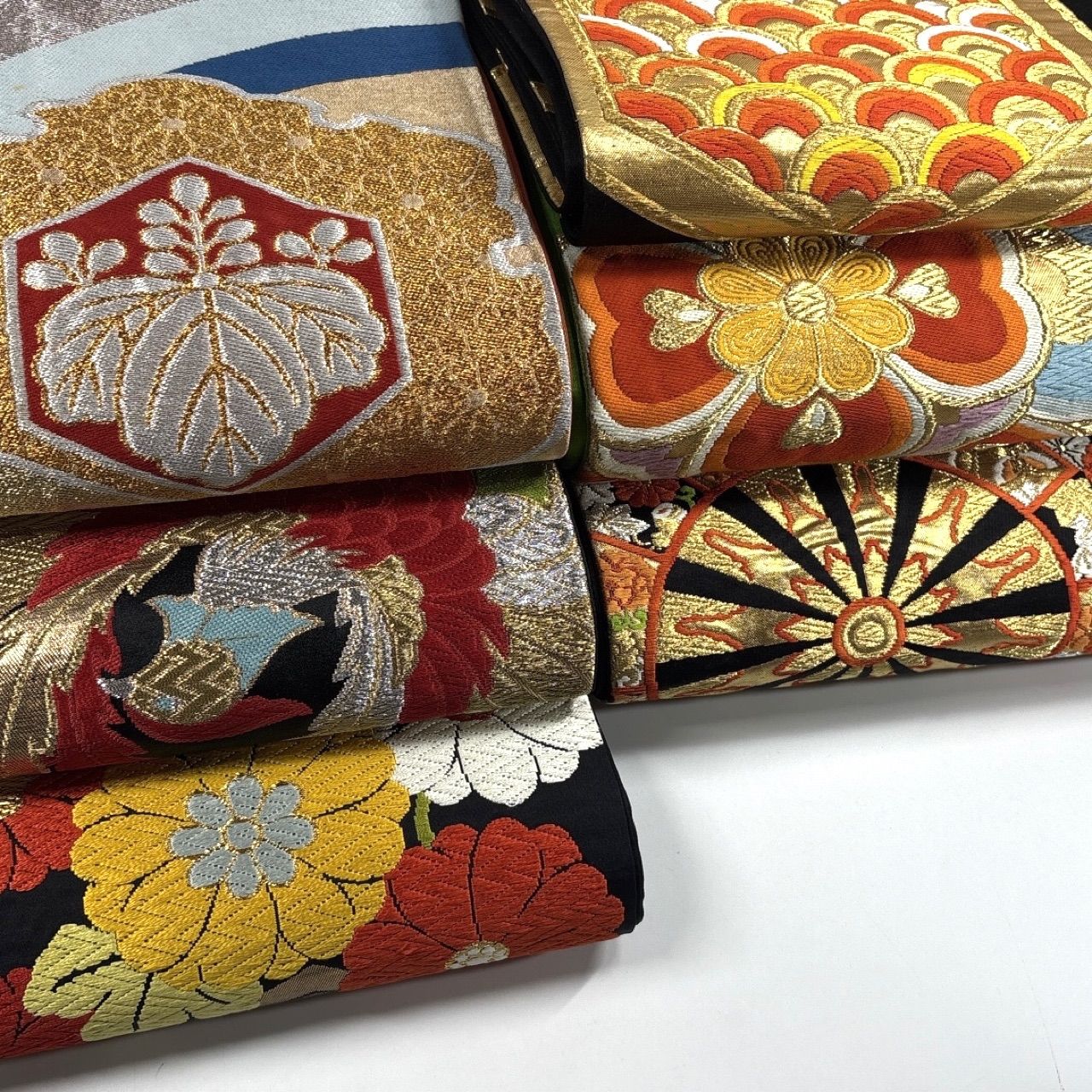 袋帯 6枚 正絹 帯まとめ売り 同梱購入歓迎 リメイク用 着付け練習用