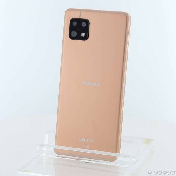 中古品〕 AQUOS sense6 64GB ライトカッパー SH-54B docomo SIMフリー