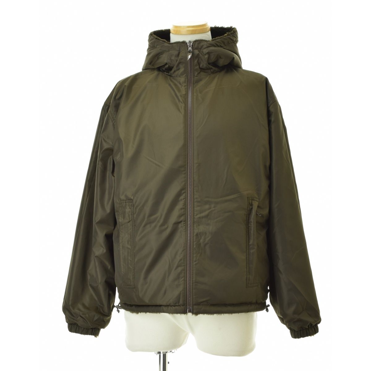 SUPREME×b.b.Simon】25AW Reversible Hooded Fleece Jacket Brown 