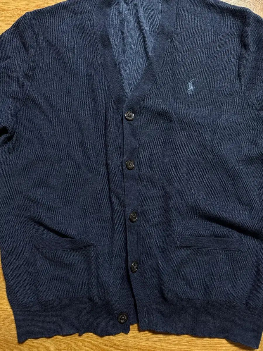 ポロラルフローレン トップ ネイビー カーディガン L