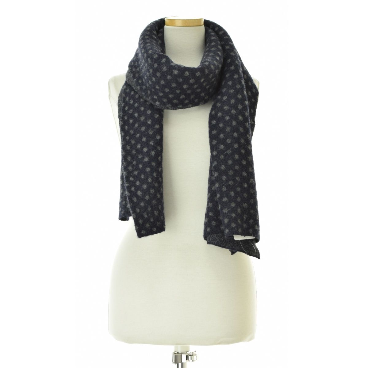 45r ドット柄ストール 45rpm/45R】ドットニットストール - メルカリ