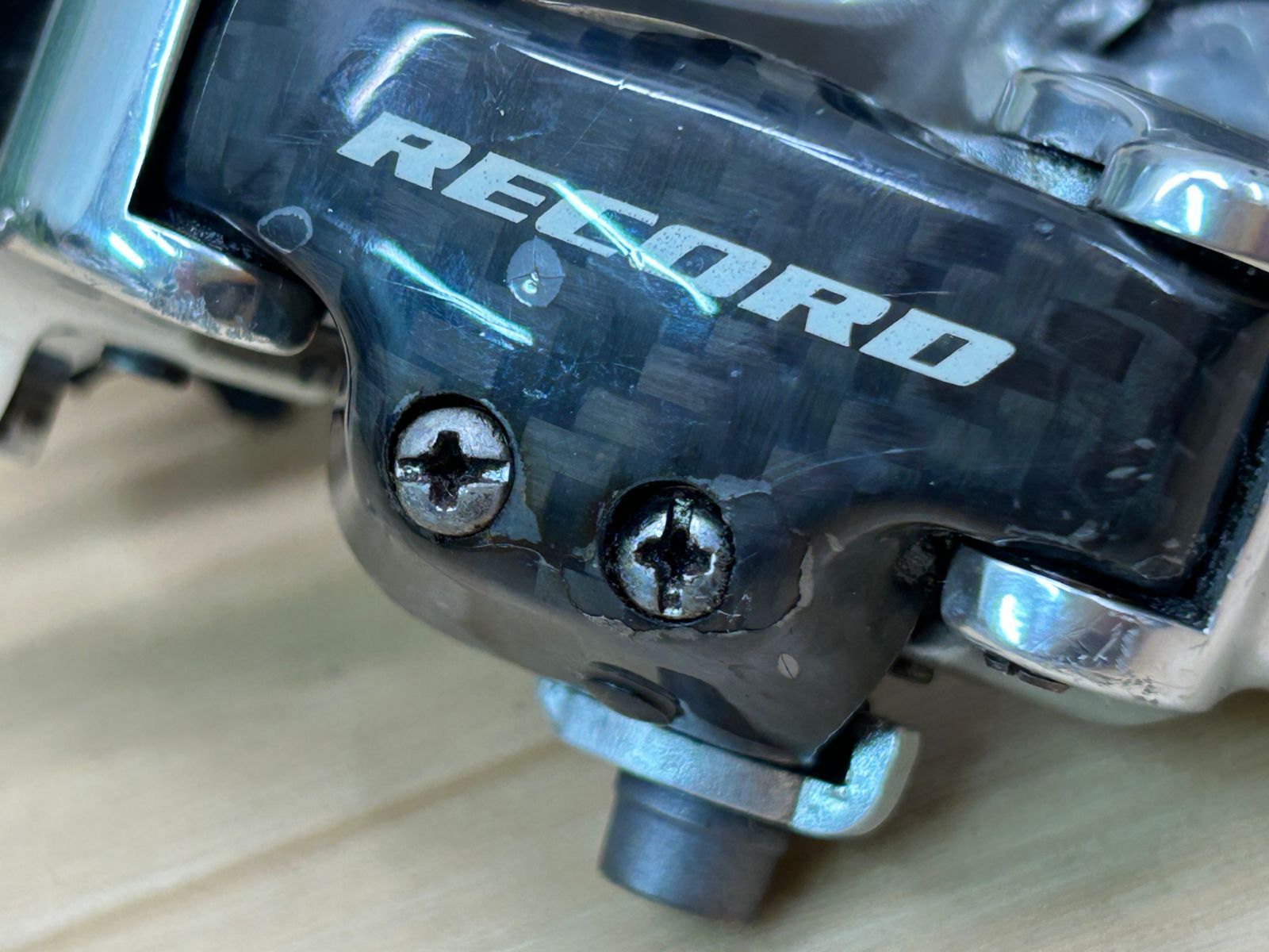 ☆ テルスポ イチ推し!! 中古 CAMPAGNOLO RECORD REAR DERAILLEUR 10s