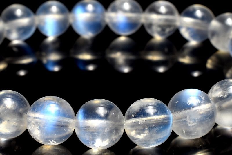 1点物】AA☆スリランカ産 ブルームーンストーン 8mm ブレスレット
