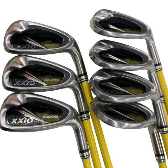 中古】 ダンロップ XXIO(2014) 8S(イエロー) アイアンセット IR XXIO
