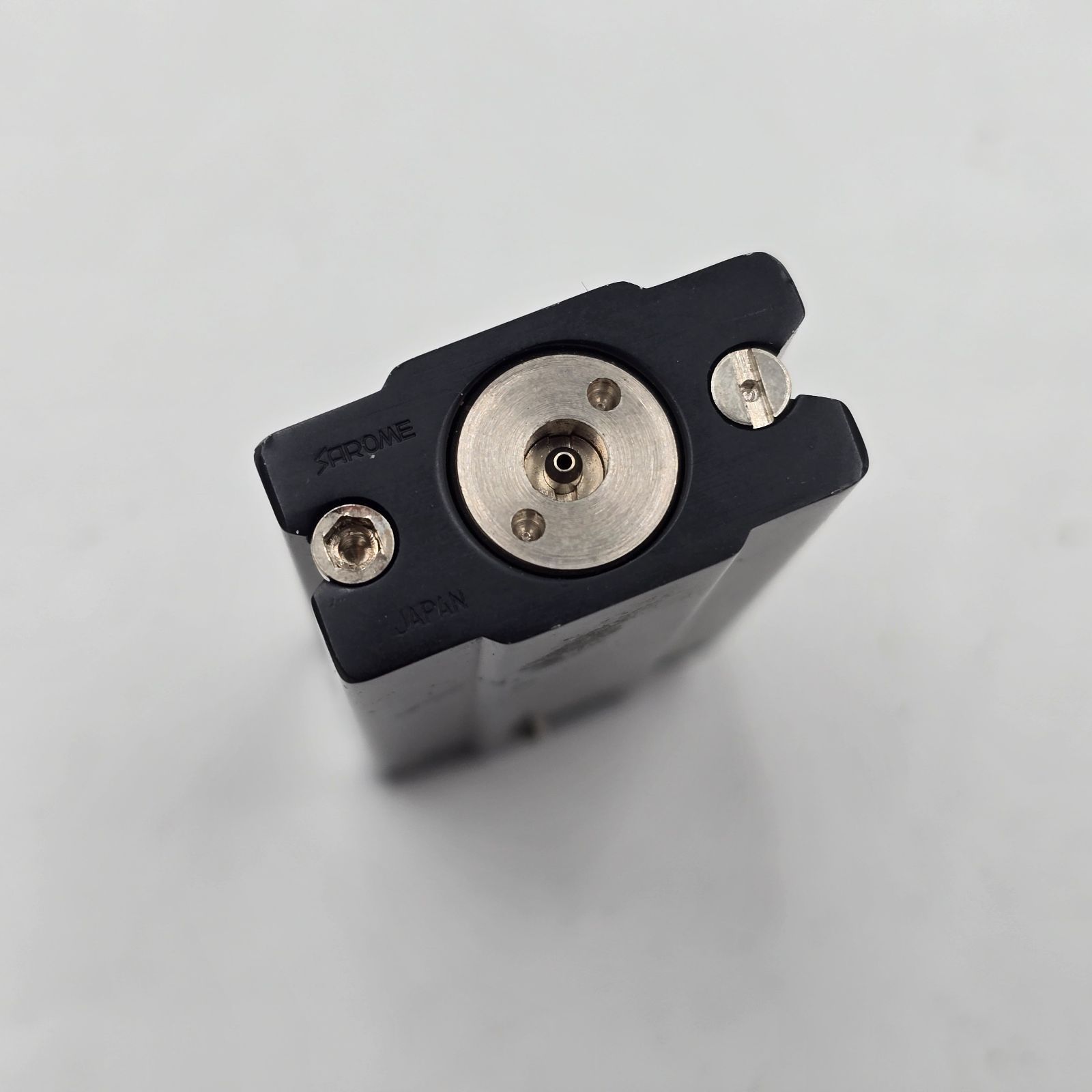 SAROME サロメ ガスライター マッドブラック ローラー式ガスライター