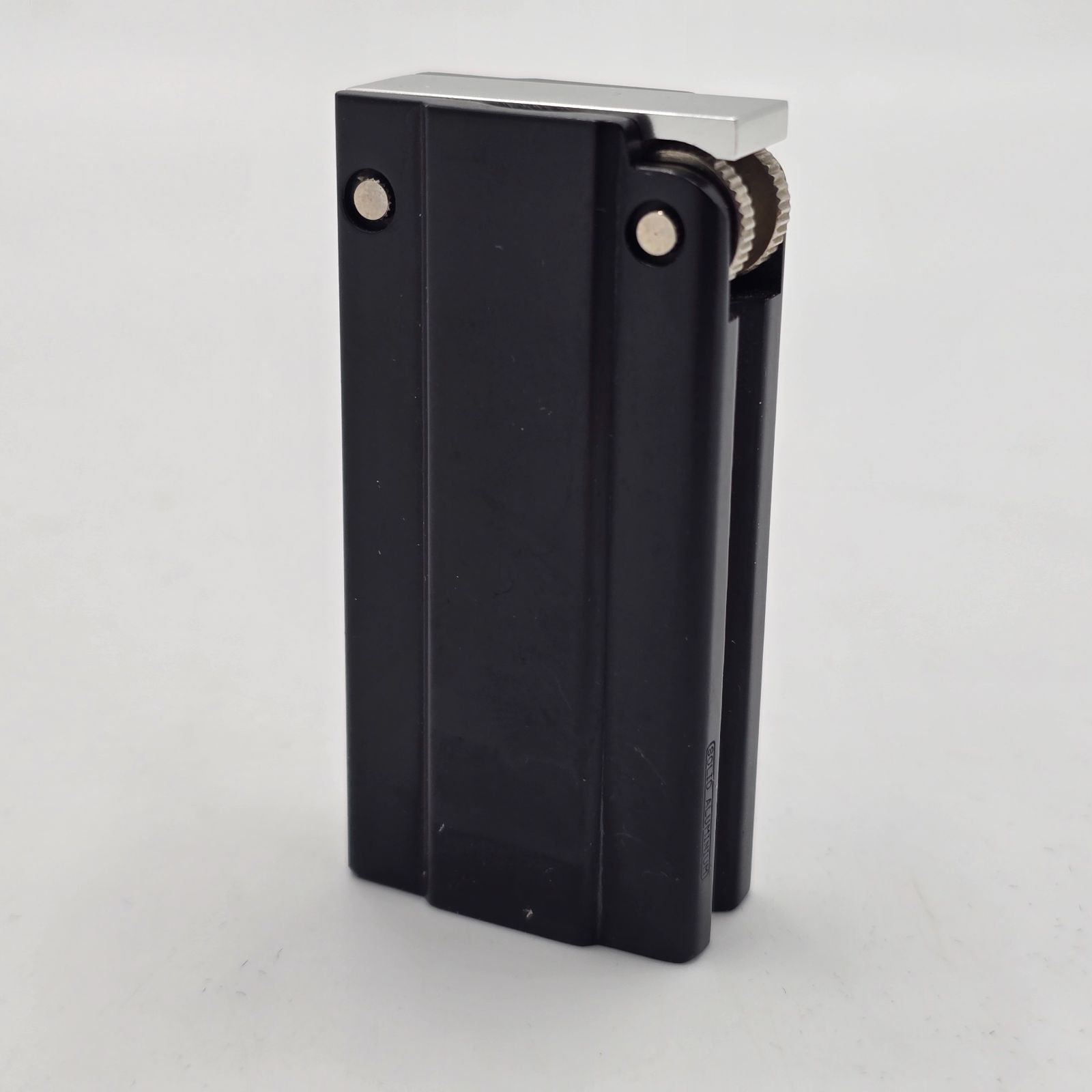 SAROME サロメ ガスライター マッドブラック ローラー式ガスライター