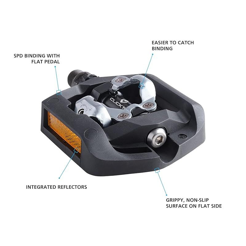 シマノ(SHIMANO) ペダル(SPD) PD-T421 シマノクリッカー 片面