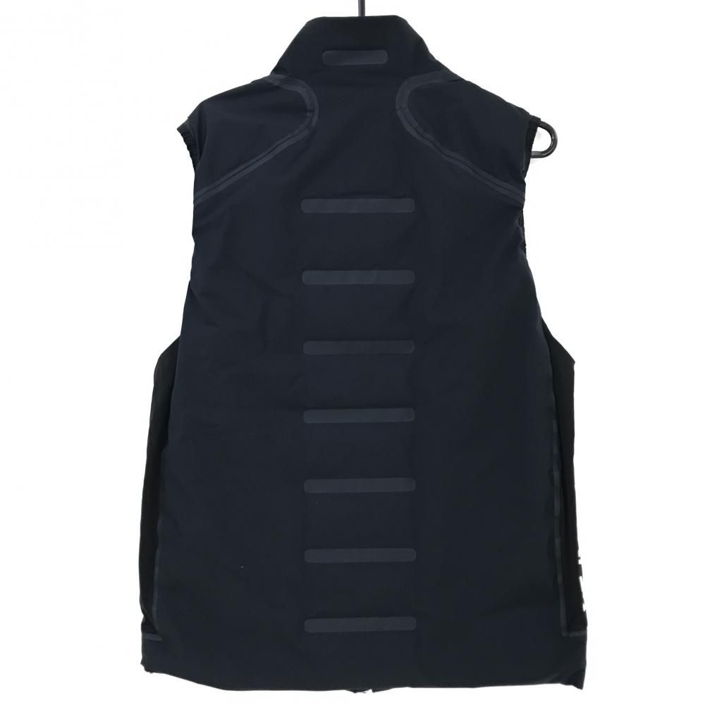 【極美品】パーリーゲイツゴルフ　エアーダウンベスト　サイドロゴ　M PEARLY GATES（パーリーゲイツ） エアーダウンベスト 白×黒 サイドロゴ