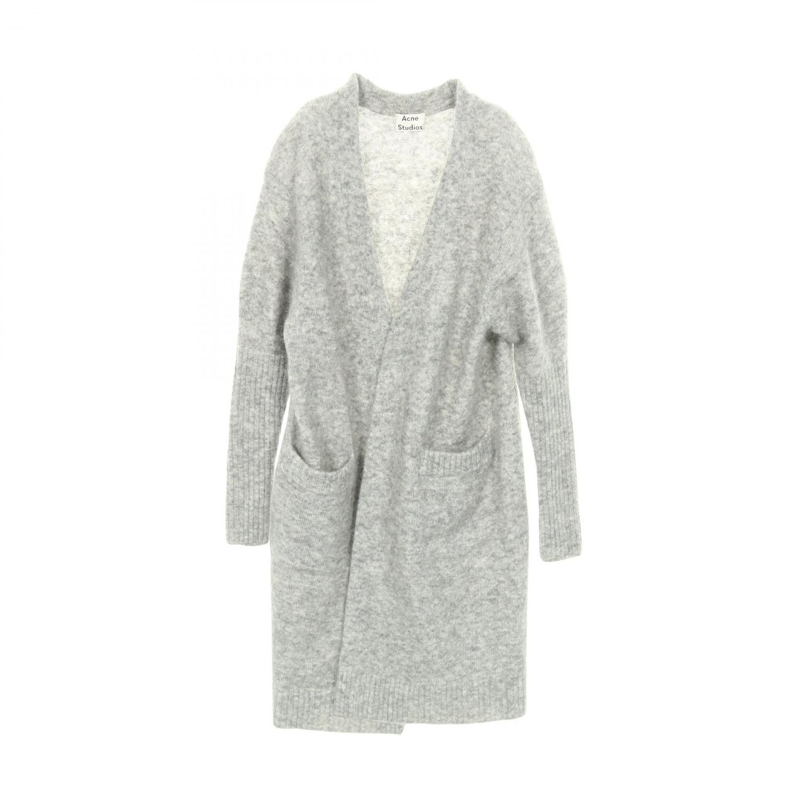 Acne Studios グレー ロングカーディガン acne studios カーディガン