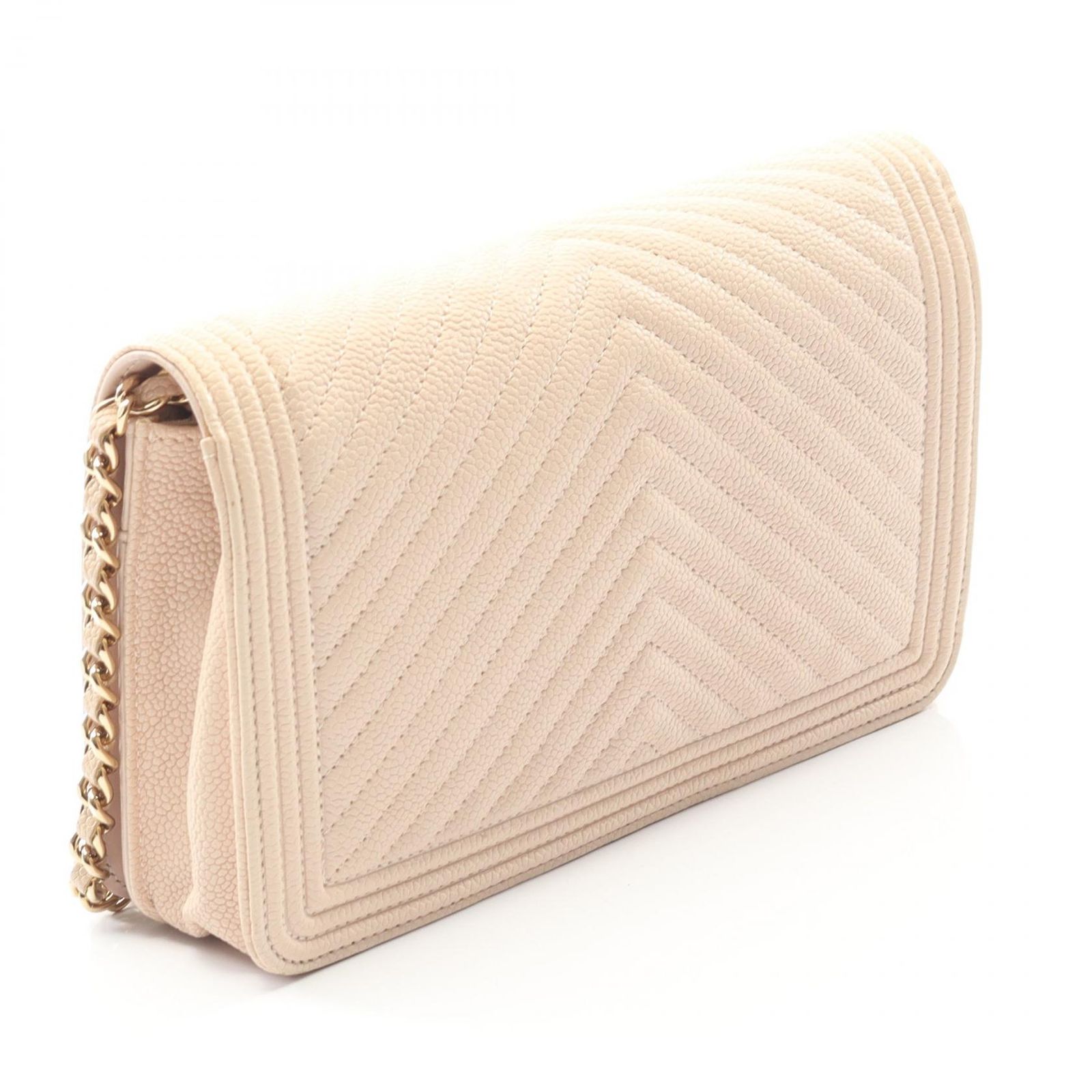 シャネル CHANEL ショルダーバッグ ボーイシャネル マトラッセ ピンク