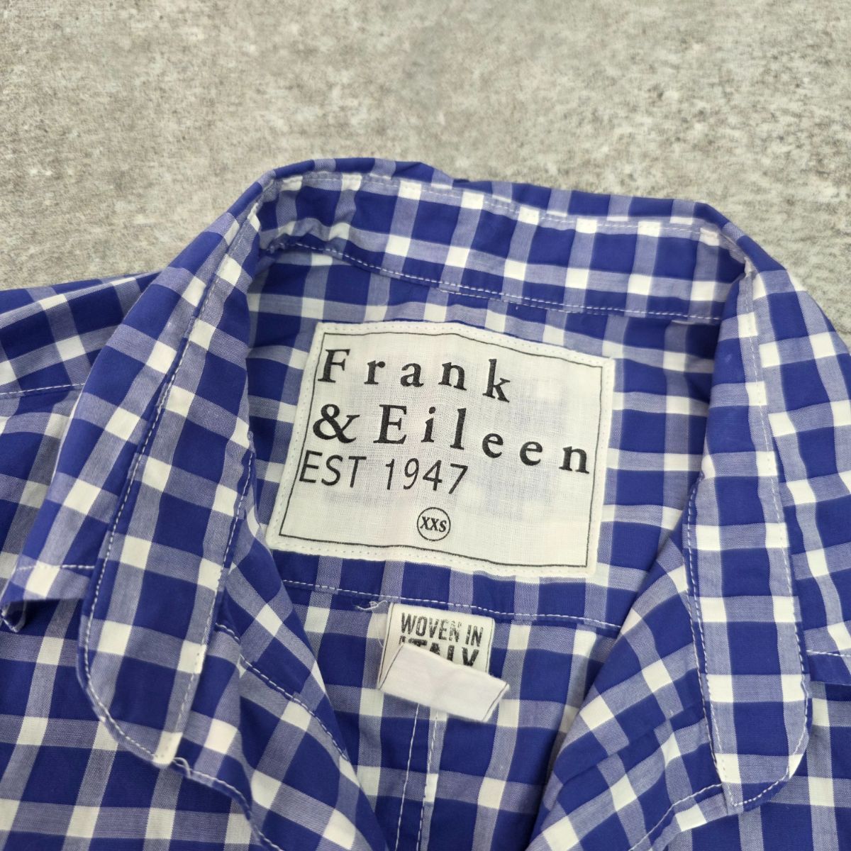 Frank&Eileen フランクアンドアイリーン スキッパーシャツ イタリア