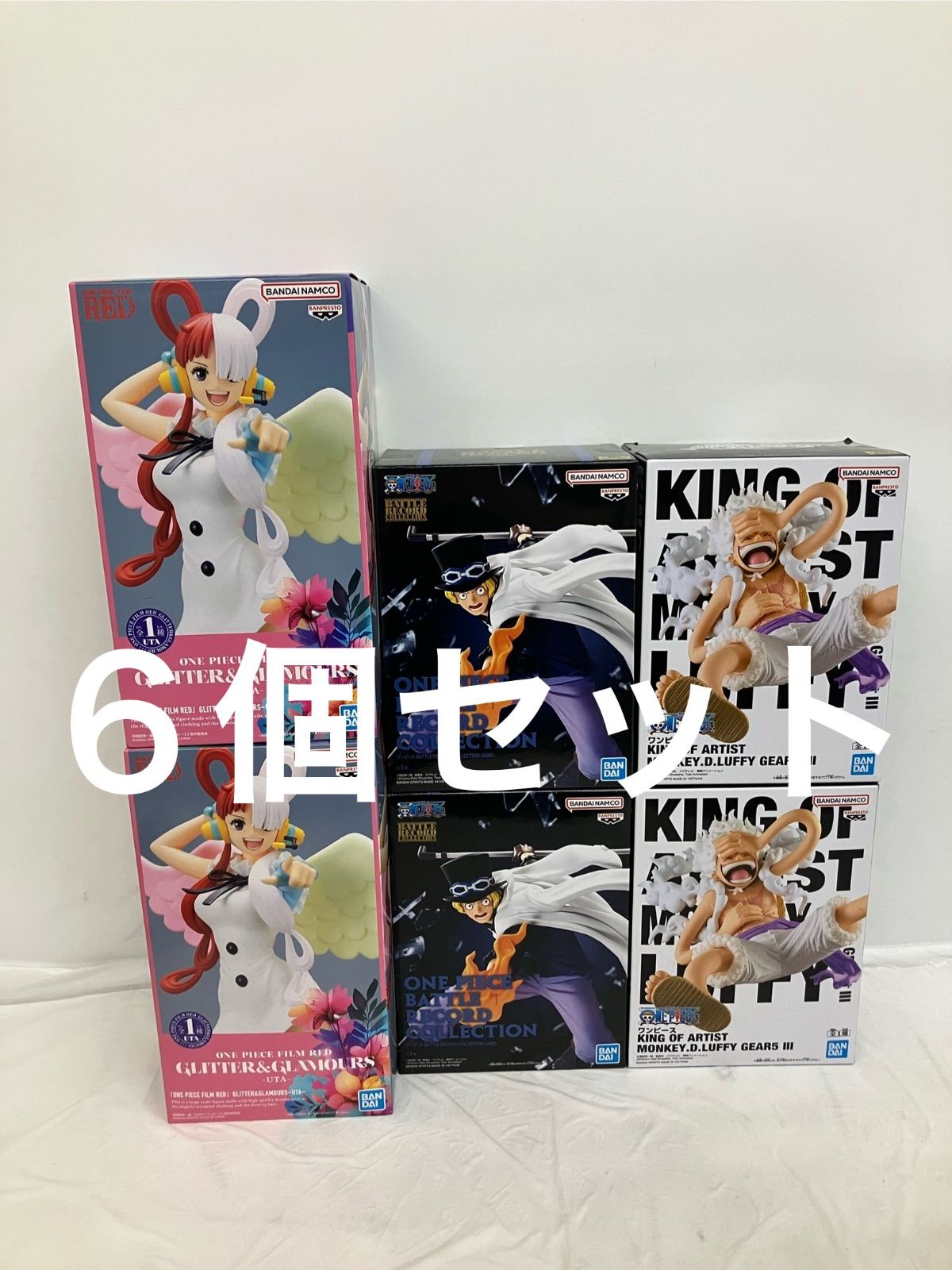 未開封 ONE PIECE ワンピース フィギュア 6個 LFQ957 f099 - メルカリ