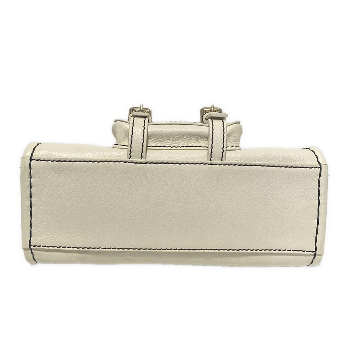 Chloe(クロエ) ハンドバッグ エディス 白 ミニバッグ レザー - メルカリ