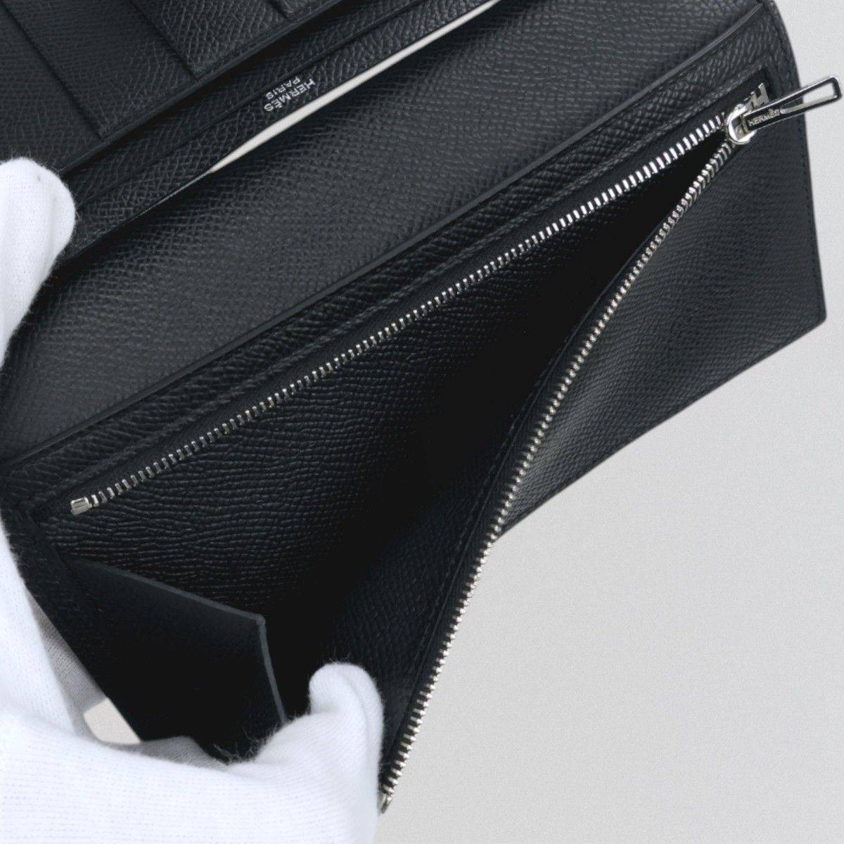 HERMES ベアンタッチ　アリゲータークロコダイル　長財布 HERMES ベアンタッチアリゲータークロコダイル長財布