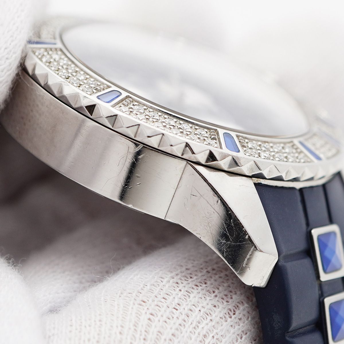 Christian Dior 腕時計 ネイビー Christian Dior Vintage Two Tone Ladies Swiss Made Blue Starry