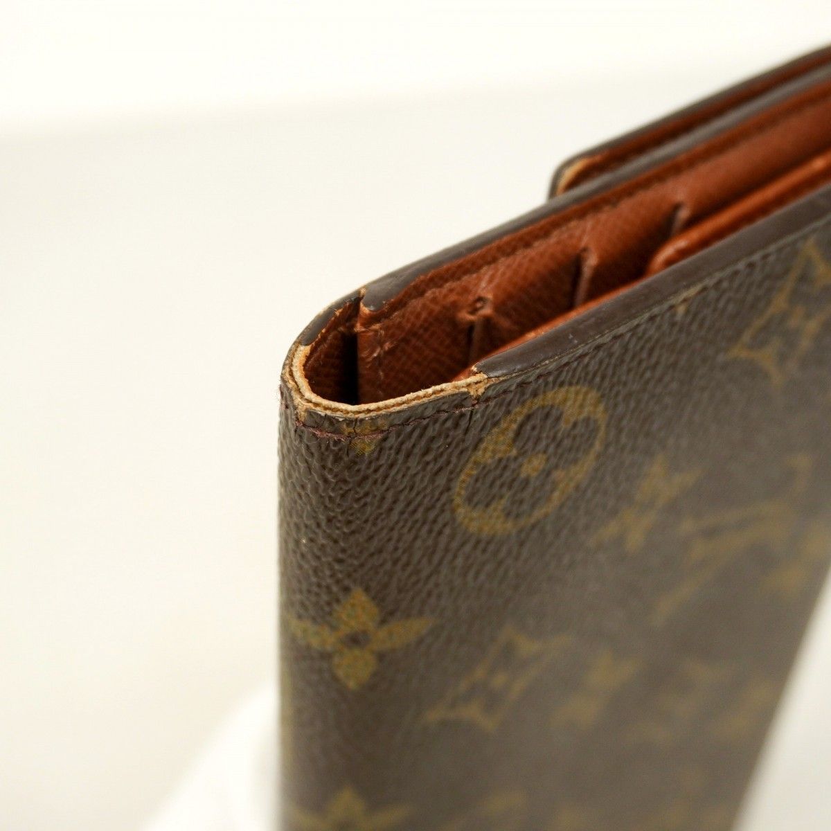 5pc4557】ルイヴィトン 三つ折り長財布 モノグラム ポルトトレゾール