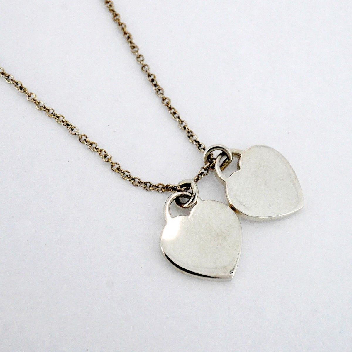 5jpb0446】ティファニー ネックレス ダブルリターントゥハート