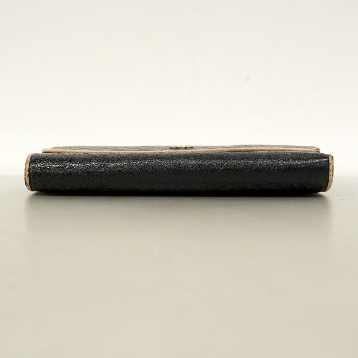 5pc4449-k】シャネル 長財布 ビコローレ レザー ブラック シルバー金具