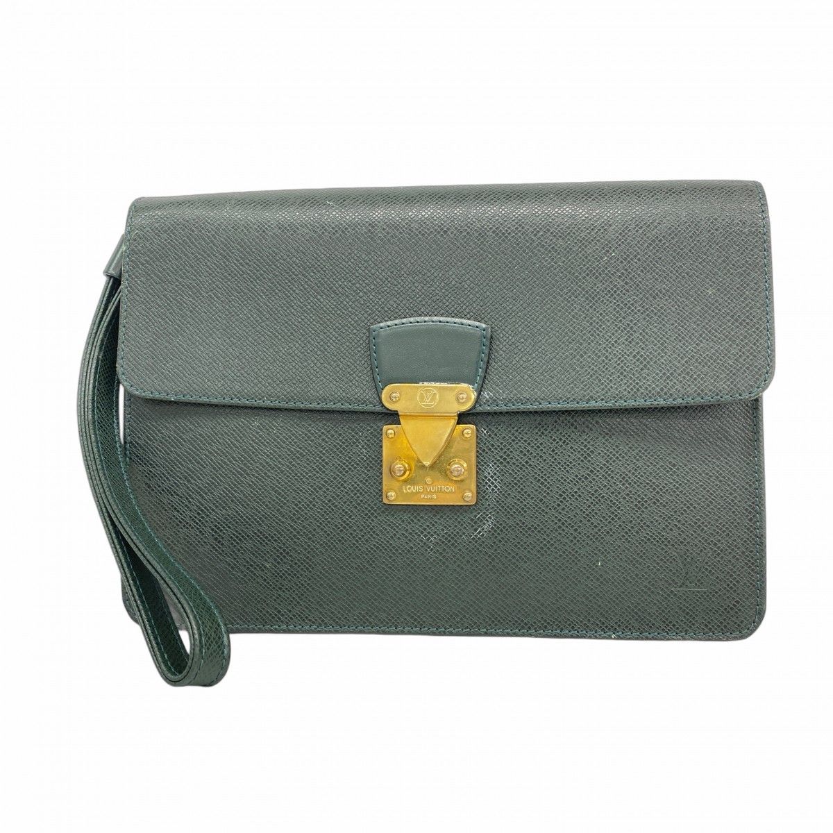 5pc4446-k】ルイヴィトン クラッチバッグ タイガ ポシェットクラド