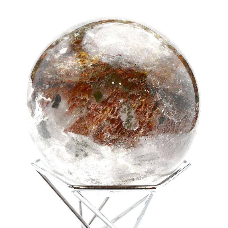 【強運・開運】MI 14 山ガーデンクォーツスフィア⭐️透明感⭐️台座付き 強運・開運】MI 14 山ガーデンクォーツスフィア⭐️透明感⭐️台座付き