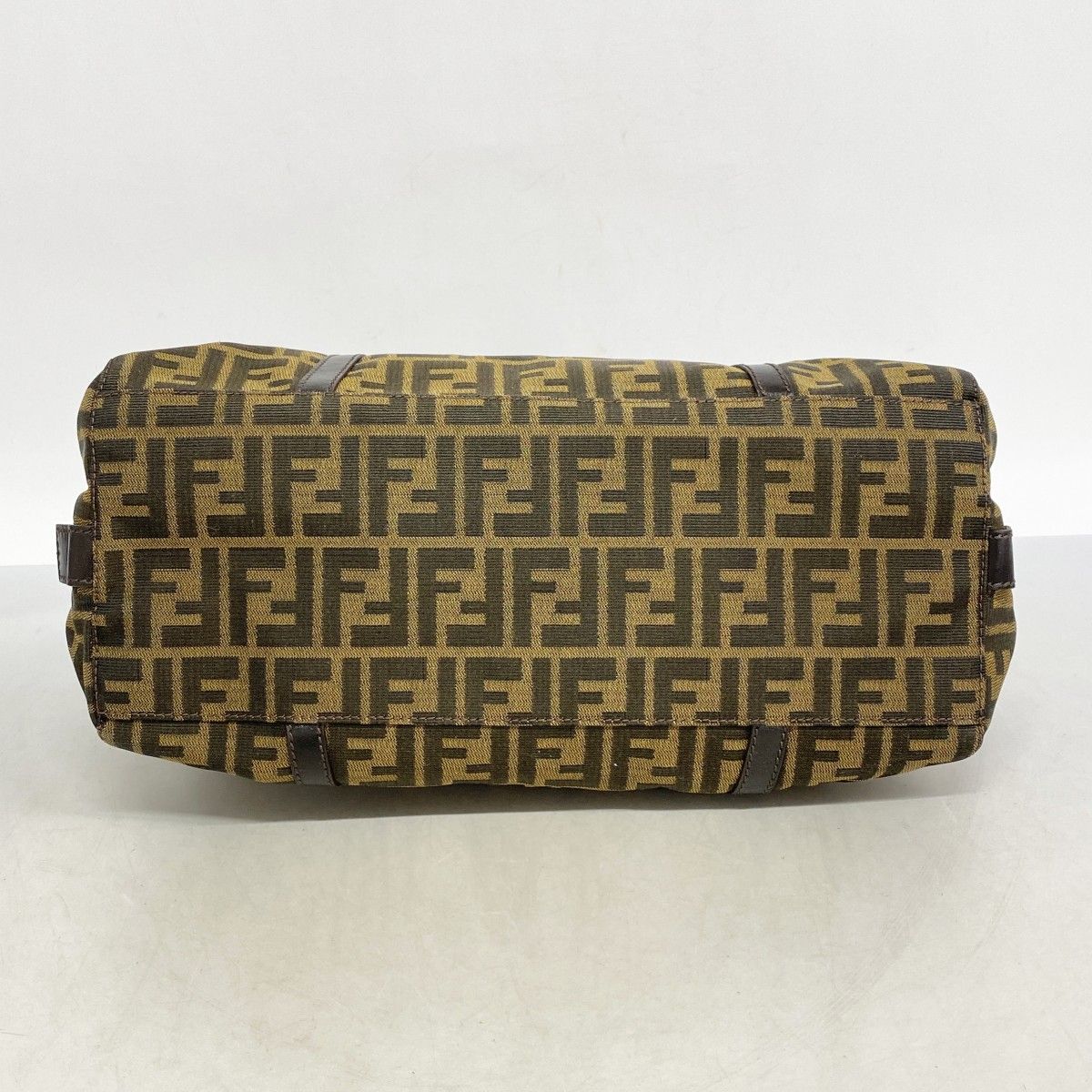 ☆美品☆ FENDI ハンドバッグ ズッカ FF金具 ナイロンキャンバス 5pc4657】フェンディ ハンドバッグ ズッカ ナイロンキャンバス